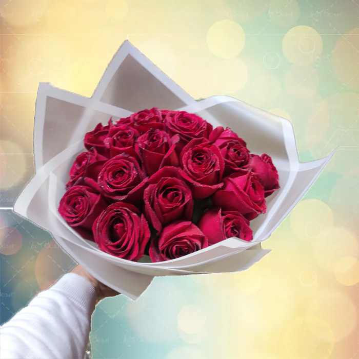 دسته گل رز برای تولد