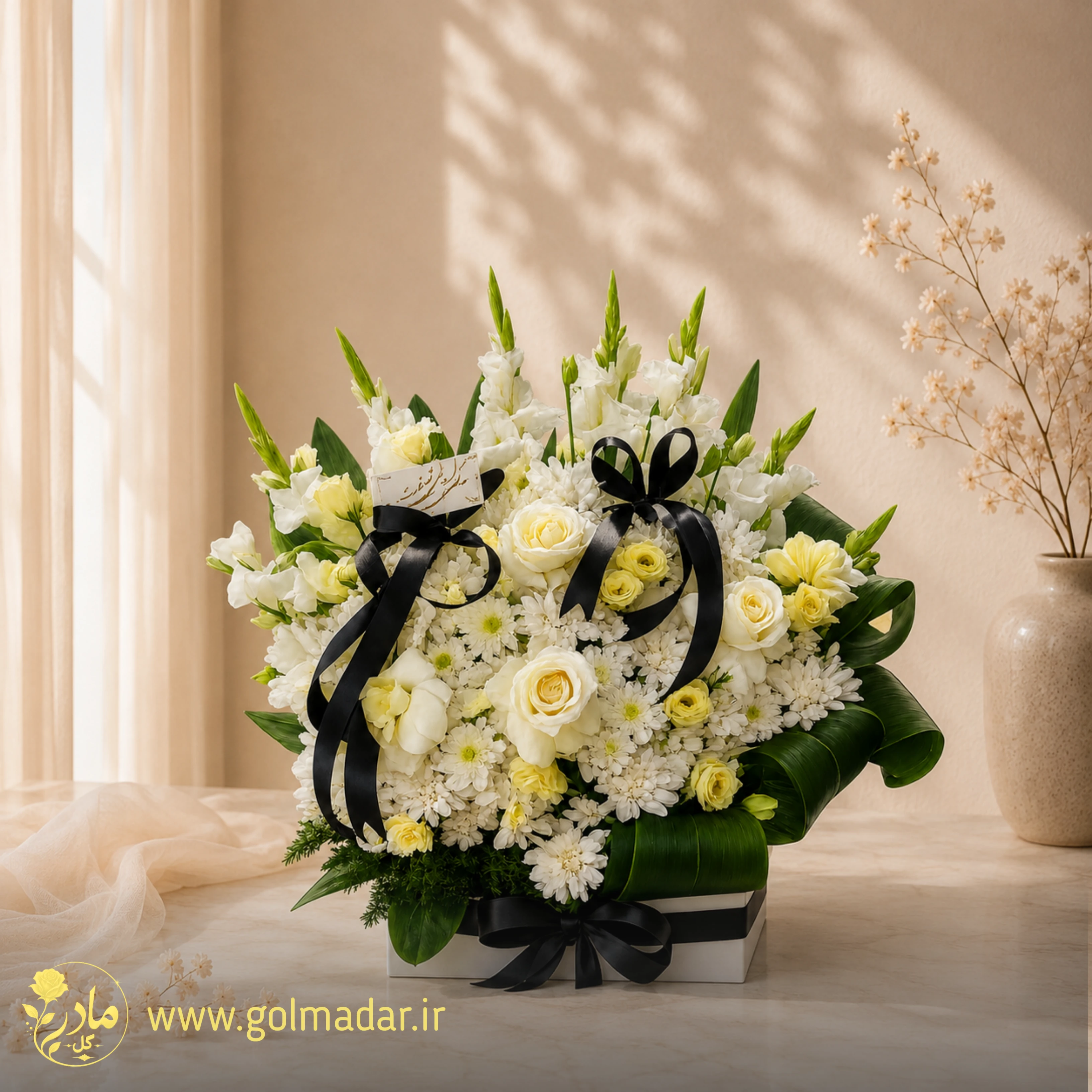 باکس گل رومیزی ترحیم