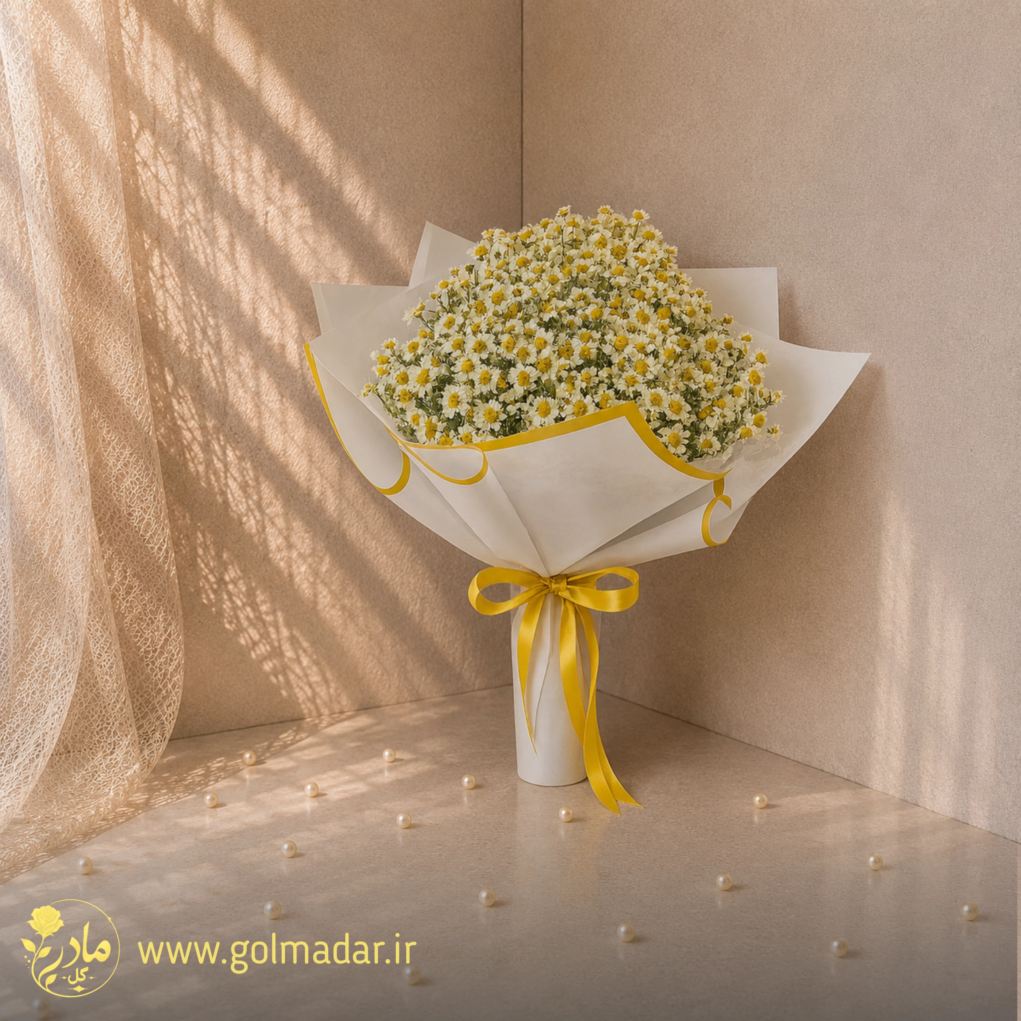 دسته گل بابونه